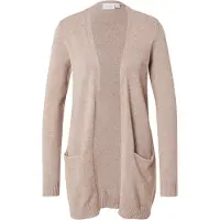 Vila Gebreid vest 'VMRil' mokka
