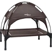 vidaXL Hondenbed 71 x 64 x 71 cm Staal Bruin