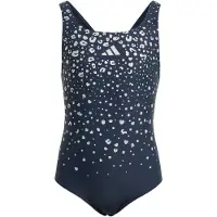 Adidas Sportieve badmode 'Glitter V-back Swimsuit' donkerblauw / zilver