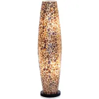 Design VillaFlor staande lamp tafellamp Handmade woonkamer slaapkamer Cone turtle gold capiz 100 cm
