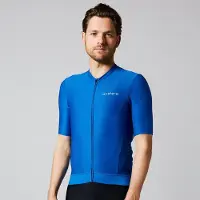 Acelera Essential Wielershirt | Fietsshirt Heren Korte Mouw | Wielrenshirt | Fietskleding | Blauw | Maat 3XL