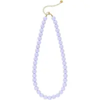 Yehwang Beady Babe Ketting | RVS & Acrylic | Lila | Beste cadeau voor haar |