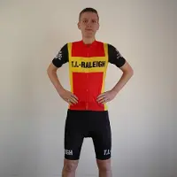 Raleigh TI - wielershirt - koerstrui - retro - vintage - maat M