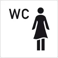 Ivana Pictogram WC Vrouw