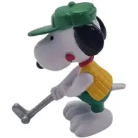 Schleich Golfer - Snoopy / Peanuts - speelfiguurtje en taarttopper - - ca. 7 cm
