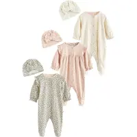 Next Set ecru / lichtbeige / rosé / zwart