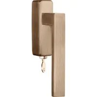 Formani Basics BSQ2-DKLOCK-O draaikiepgarnituur afsluitbaar - PVD licht brons