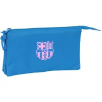 Safta Drievoudig multifunctioneel etui FC Barcelona, blauw, 22 x 12 x 3 cm