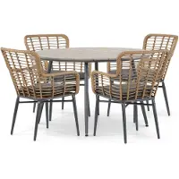 De Laan Toledo/Matale 125 cm dining tuinset 5-delig