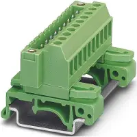 Phoenix Contact 1788059 Draagrailstekker 5.08 mm Schroeven Groen 50 stuk(s)
