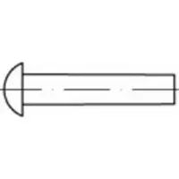 Toolcraft 112213 Halfronde klinknagel (Ø x l) 7 mm x 60 mm Staal 100 stuk(s)