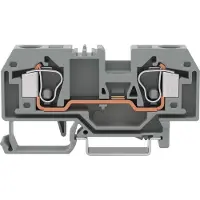 Wago 284-901 Doorgangsklem 10 mm Spanveer Toewijzing: L Grijs 25 stuk(s)