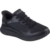 SKECHERS Slip-ins: BOBS Squad 4 dames sneakers zwart maat 37