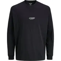 Jack & Jones Shirt 'JJESoho' zwart / wit
