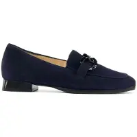 Hassia 3-00846 Instappers | Maat 8.5 Dames Blauw