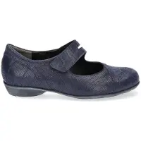 Durea 5737 wijdte G Bandschoenen | Maat 8 Dames Blauw