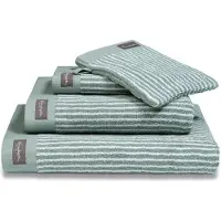 Vandyck Home Petit Ligne Pearl Blue Handdoek 60x110