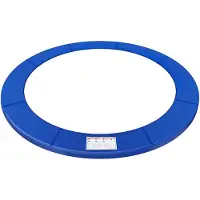 Songmics Trampolinerandafdekking, veerafdekking, UV-bestendig, scheurvaste trampolineaccessoires, randbescherming, Blauw / 427 cm