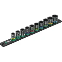 Wera 9607 Nuss-Magnetleiste B Impaktor 1 05005451001 Dopsleutelset Metrisch 3/8 11-delig