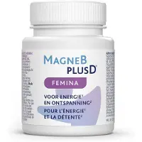 Ceres Pharma MagneBplusD Femina | Energie & Ontspanning | Magnesium, Vitamine D, Vitamines B, zink en Selenium 30 St Gecomprimeerde tabletten