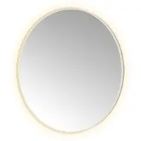 Hotbath Spiegel &MORE 120x120 cm LED-Verlichting Spiegelverwarming Rond RVS