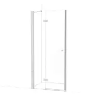 Maxaro Amber Douchedeur | 95 cm Chroom Helder glas Draaideur | Douchedeur glas | Glazen Douchedeur | Nisdeur Douchewand