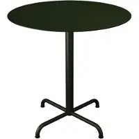 Houe Bijzettafel Buiten Pico Café Table 4 Star Base Olive Green Ø 74 cm