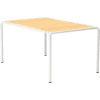 Houe Tuintafel Avanti Dining Table Pine Muted White 153 x 98 cm