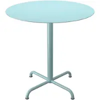 Houe Bijzettafel Buiten Pico Café Table 4 Star Base Ice Blue Ø 74 cm
