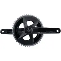 Sram Rival AXS DUB 48-35 Tanden 2x12V Quarq Vermogensmeter Crankset (zonder doos) Zwart || Maat: 172.5