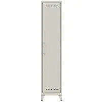 Bisley Fern Garderobekast Metaal Niet afsluitbaar 380 x 510 x 1.800 mm Verkeerswit