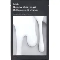 Abib Gummy Sheet Mask Collagen Milk Sticker Gezichtsmasker 1 st