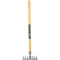 Synx Store Synx Tools Tuinhark 8 tanden verzinkt – harken - hark - Totale lengte 75 cm
