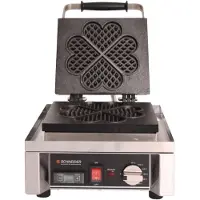Schneider wafelbakapparaat met 4 hartvormen