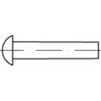 Toolcraft 112218 Halfronde klinknagel (Ø x l) 8 mm x 16 mm Staal 250 stuk(s)