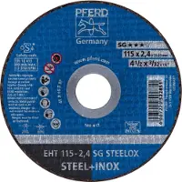 PFERD TOOLS EHT 115-2,4 SG STEELOX 61340432 Doorslijpschijf recht 115 mm 25 stuk(s) RVS, Staal