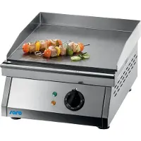 Saro Elektrische Gladde Grillplaat | RVS | 38,5x39cm