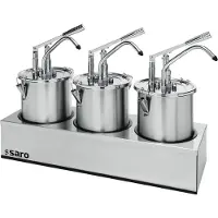 Ich-zapfe Saro Sausdispenser, Sauce dispenser - model PD-003 3 x 5 ltr
