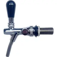 Ich-zapfe Tapkraan, bierkraan, stempelhane verchroomd - versie 7 mm, zelfsluitend - 35 mm