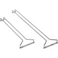 Ich-zapfe Glazenrek Chroom 615x115mm
