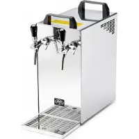Ich-zapfe Biertap systeem Kontakt 40/K 2-kraans, roestvrij staal, 50 liter/u, met membraanpomp - Biertap, Beertender, Thuistap, Bierkoeler