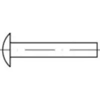 Toolcraft 112359 Klinknagel met laagbolkop (Ø x l) 5 mm x 12 mm Staal 1000 stuk(s)