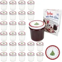 MamboCat Set van 25 bekers 350 ml To 82 Christmas dream deksel incl. receptenboekje