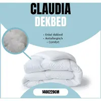 Eleganzzz Claudia by Enkel Dekbed - 140x220 cm - Winterdekbed - All Year Dekbed Enkel - Anti Allergie - 500gr/m2 - Enkel Dekbed 140x220 - Eenpersoons Extra Lang - Dekbedden