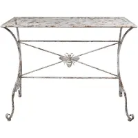 Clayre & Eef Tuintafel 112x50x86 cm bruin ijzer bij