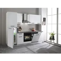 Praxis Keukenblok Giorgia 270cm Mat Wit | Inclusief Apparatuur