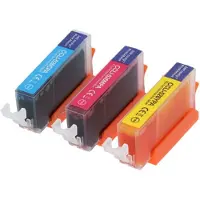 PrintAbout Inktcartridge CLI-526C/M/Y 3-kleuren Multipack geschikt voor Canon