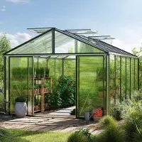 GFP 311 x 460 cm Tuinkas, Standaard Aluminium (natuur)