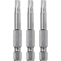 Kwb schroefbit T 10 - Torx 10 - Industrial steel - Lengte 50 mm - 1/4" schacht - 121310 - 3 stuks