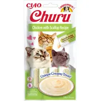 Ciao Kattensnack Churu Kip - Sint Jacobsschelp 60 gr